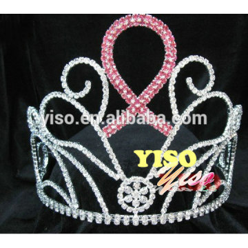 Большой выступающая кристалл лента королева кристалл tiara crown